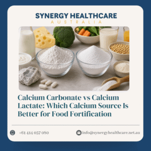 Calcium Carbonate vs Calcium Lactate Which Calcium Source Is Better for Food Fortification