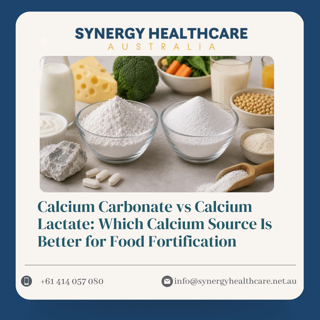 Calcium Carbonate vs Calcium Lactate Which Calcium Source Is Better for Food Fortification